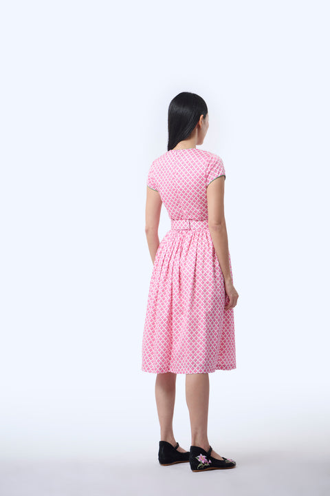 Flair Cheongsam - Love Lace II Pink