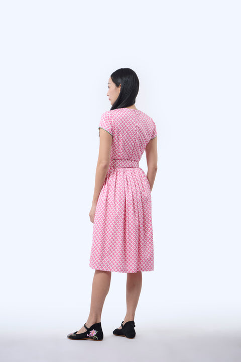 Flair Cheongsam - Love Lace II Pink