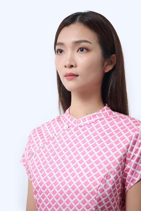 Chinese Top - Love Lace II Pink