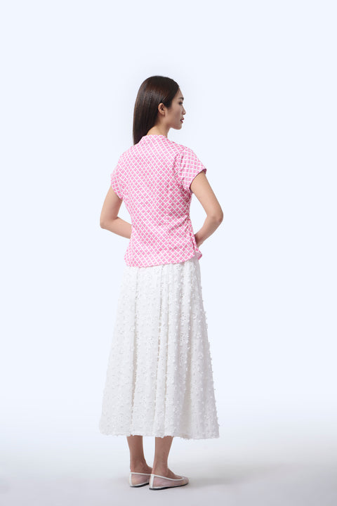 Chinese Top - Love Lace II Pink