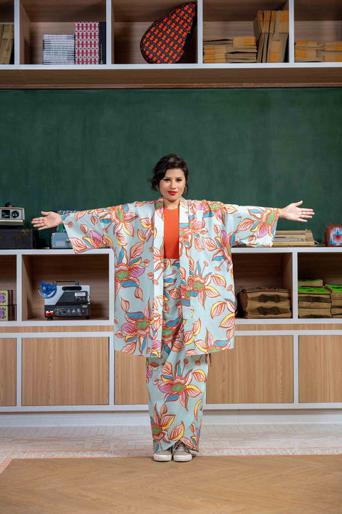 Kimono Kebaya - Oolong Dreams (Top only)