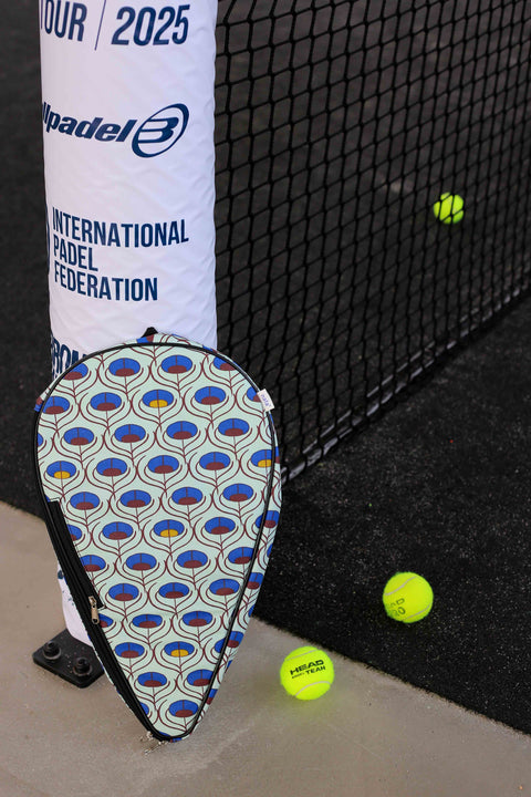 Padel Racket Bag - Peacock Pride Blue