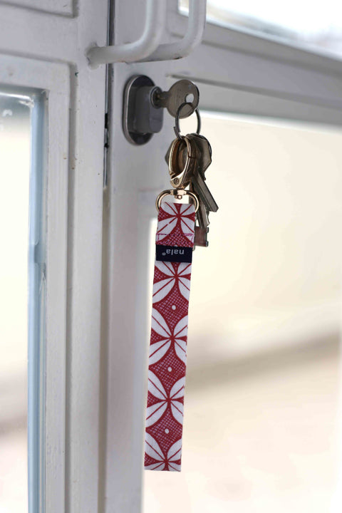 Keychain - Willow Lace Red