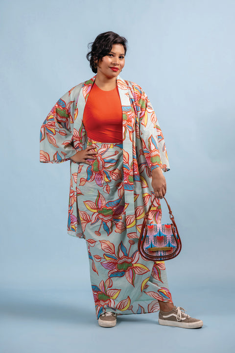 Kimono Kebaya - Oolong Dreams (Top only)
