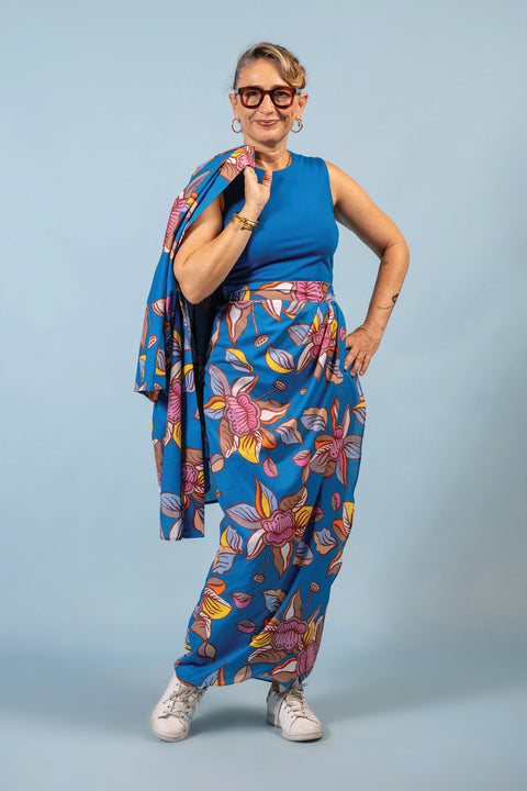 Kimono Kebaya - Oolong Blue (Top only)