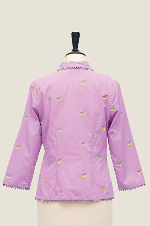 Cherry Kebaya - Lavender (Top only)