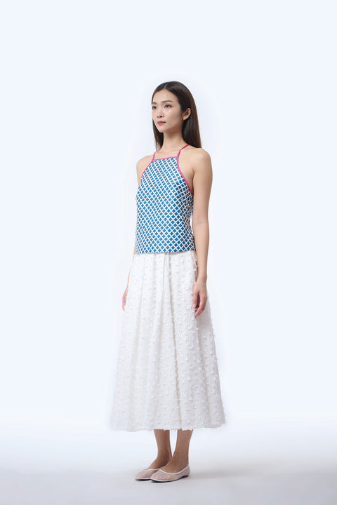 50’s Skirt - Snow Blossom