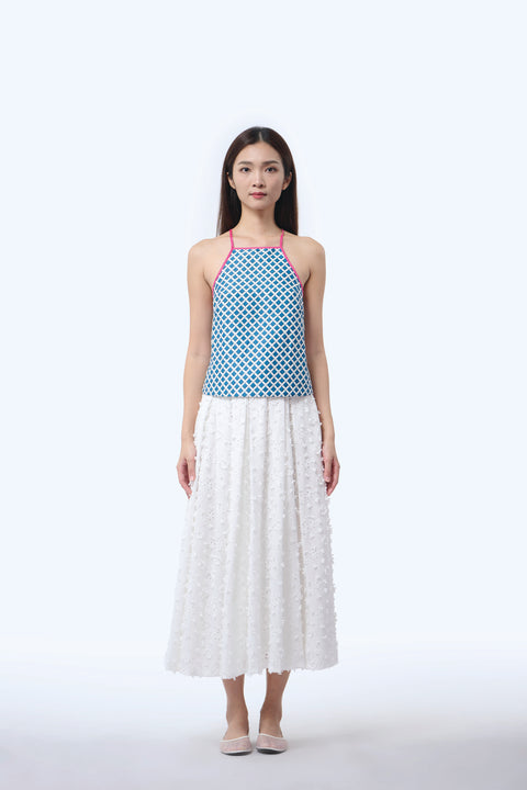 50’s Skirt - Snow Blossom