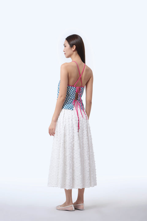 50’s Skirt - Snow Blossom