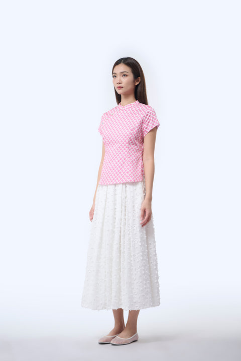 Chinese Top  - Love Lace II Pink