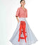 50's Skirt - Sila Duduk Blue