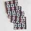 Coaster - Pinafleur Brown & Pinafleur Orange (set of 4)