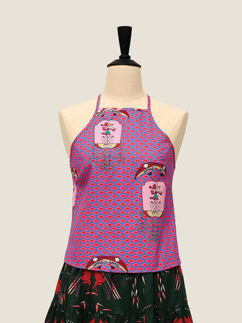 Chinese Bustier - It's Raining Rubies