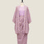 Kimono Kebaya & Sarong Set - Paper Petals Lavender