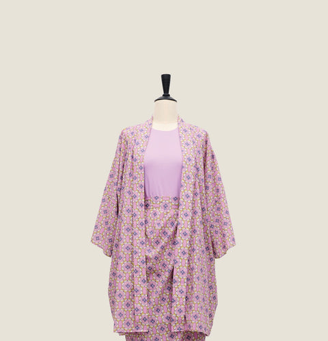 Kimono Kebaya - Paper Petals Lavender (Top only)