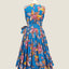 Frilly Frills Frock - Oolong Blue